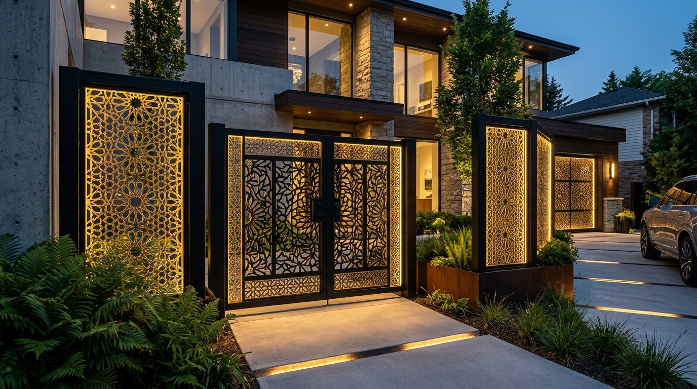 Laser-Cut Architectural Screens & Jalis